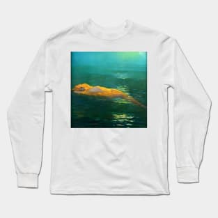 Queen of the Waves painting Long Sleeve T-Shirt